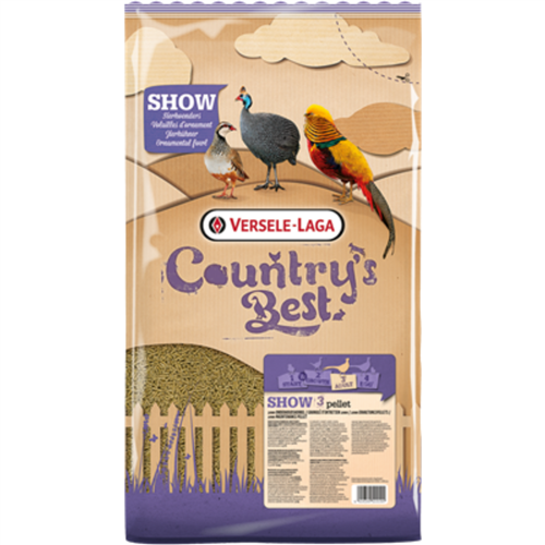 Versele Country's Best Show 3 Pellet 2Mm Sierhoender 5kg