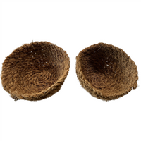 Nest kokos natuur/bruin Ø10cm
