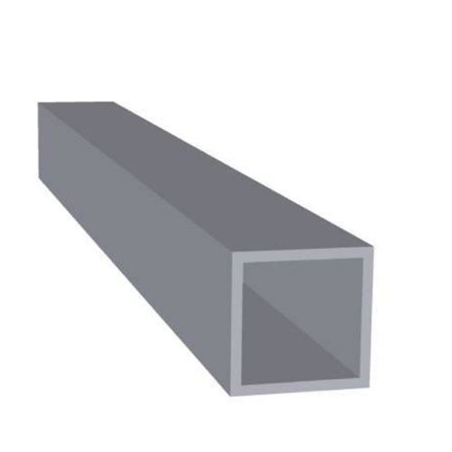 Alu koker per meter 20x20x1,5 mm - Brut+