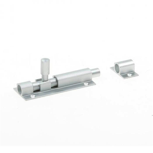 Grendel schuif aluminium - 80mm