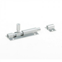 Grendel schuif aluminium - 80mm