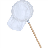 Schepnet papegaai 35 cm steellengte 40 cm