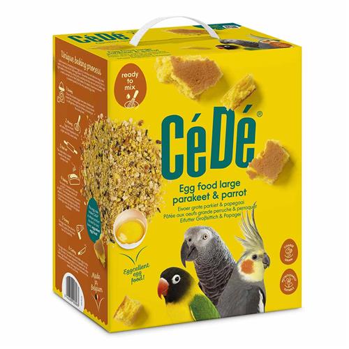 CéDé eivoer grote parkiet & papegaai 5kg