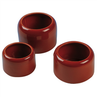 Eetpotjes steen 8x8x5cm (doosje van 12 stuks)