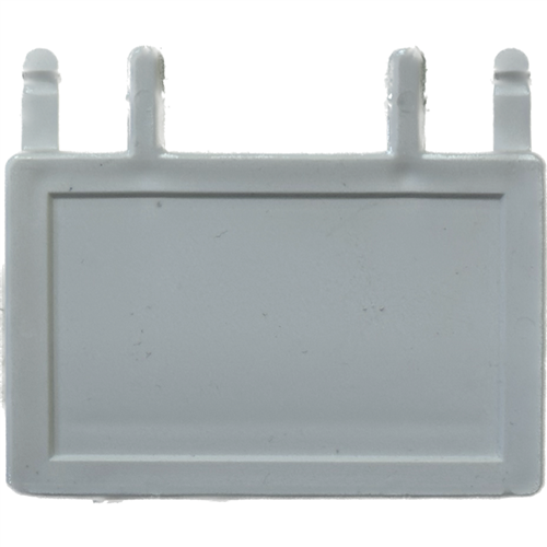 Klepje plastic wit