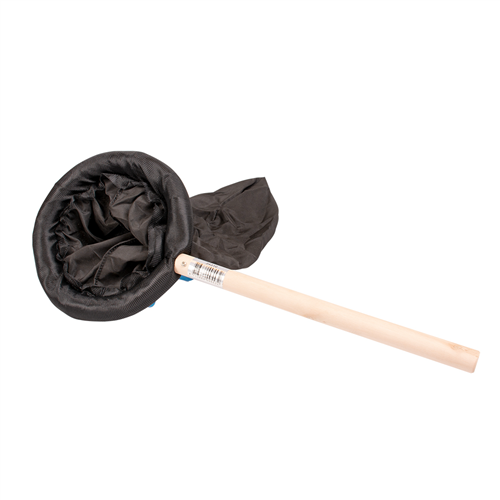 Vogelschepnet Zwart Ø22cm - 45cm steel