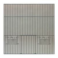 Voorfront 40x40 - 1 dr + 2 klep