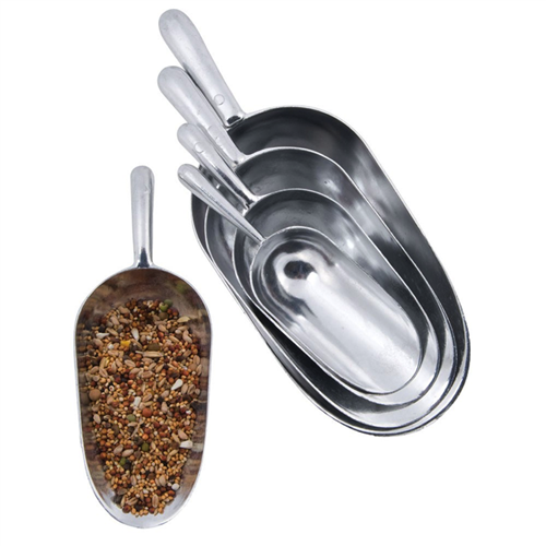 Aluminium doseerschep totale lengte 220mm / cap. 300ml