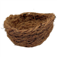 Nest kokos natuur/bruin Ø10cm