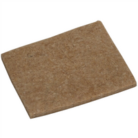 Sisal-jute-katoen inlegger tropische vogels 10 x 13 cm