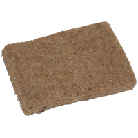 Kokos-sisal inlegger tropische vogels 10 x 13 cm