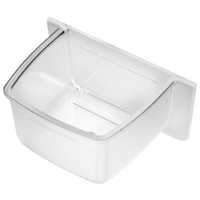 Papegaaipot halfrond lip transparant (M007)