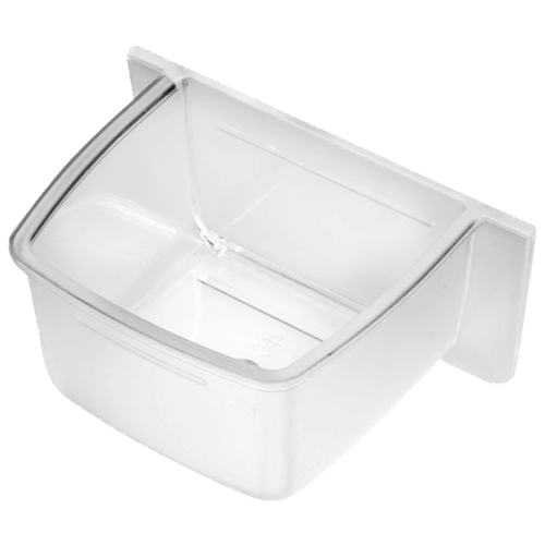 Papegaaipot halfrond lip transparant (M007)