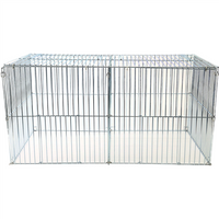 Klapkooi groot front  - 2-delig 100x50cm - gegalvaniseerd (N