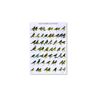 Poster Zuid Amerikaanse Vinken (68x98cm)